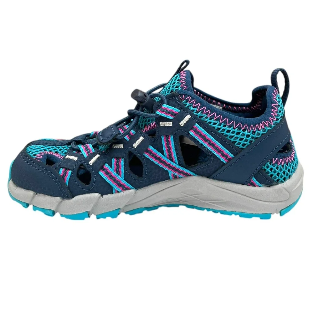 Merrell Little Girl's Sport Sandals Size 11 Aqua-Blue Water Friendly Closed‎ Toe